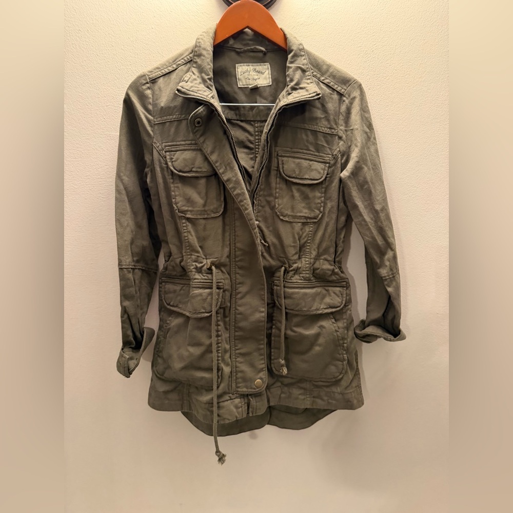 Lucky brand Olive Green Utility Jacket